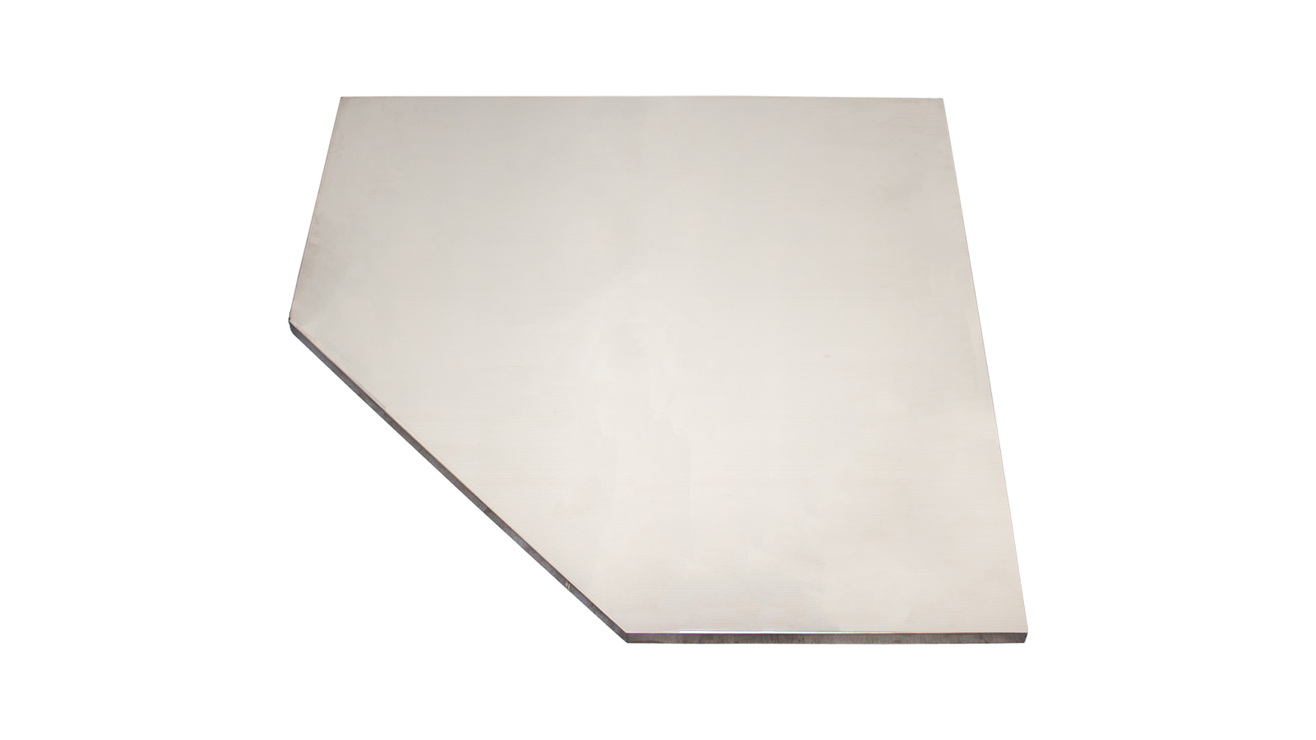 PIANO DI LAVORO ANGOLARE IN ACCIAIO INOX