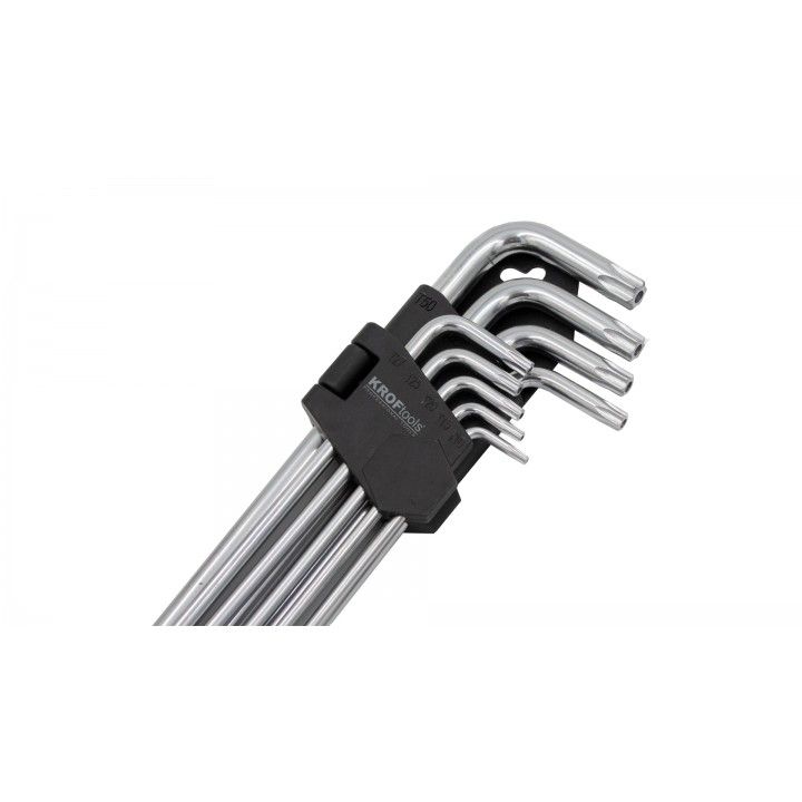 JUEGO LLAVES TORX LARGAS T10-T50 9PZS