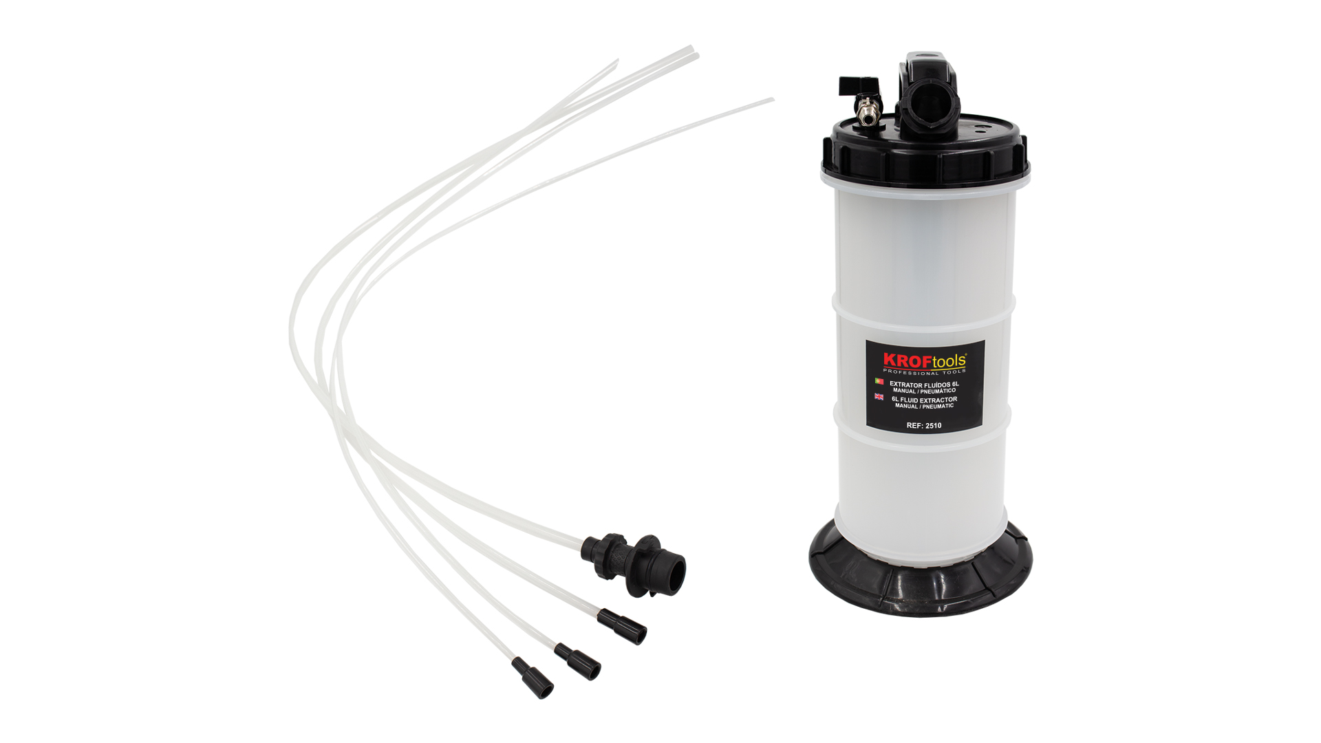 ASPIRATORE LIQUIDI MANUALE/PNEUMATICO 6L
