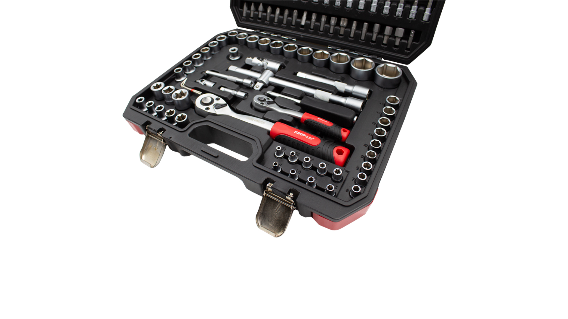 JOGO CHAVES DE CAIXA 110PCS 1/4"-1/2"