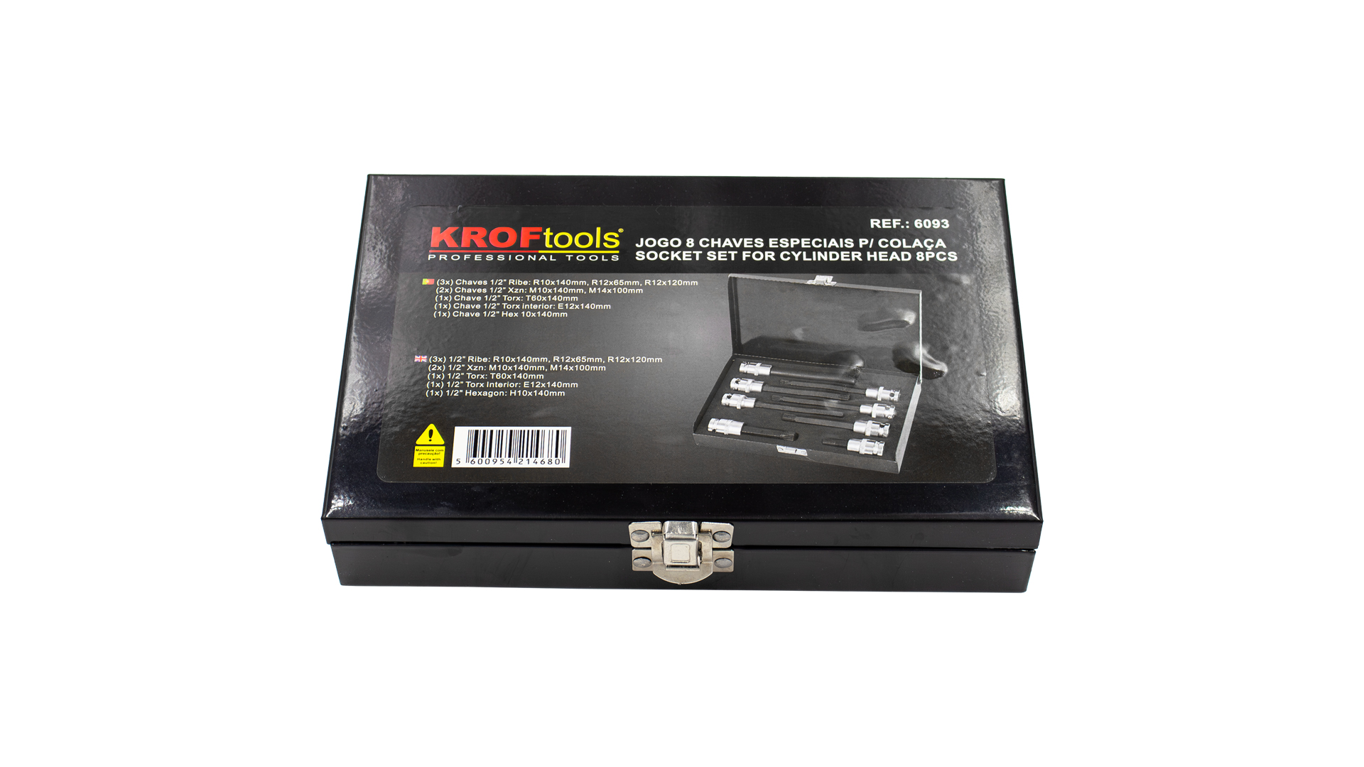 JEU 8 EMBOUTS 1/2" SPÉCIAUX POUR CULASSE