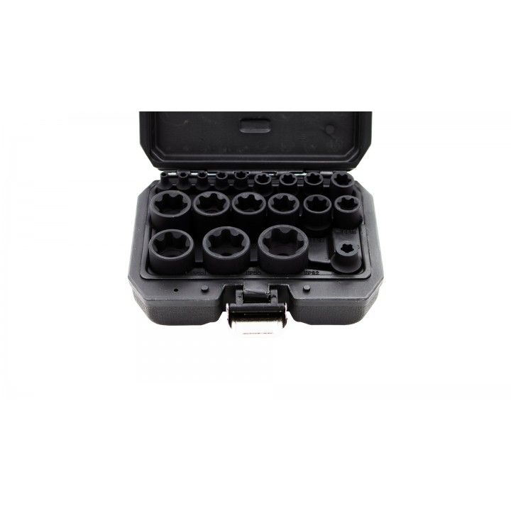 KIT DE VASOS TORX PLUS EXTERNOS DE 19 PIEZAS