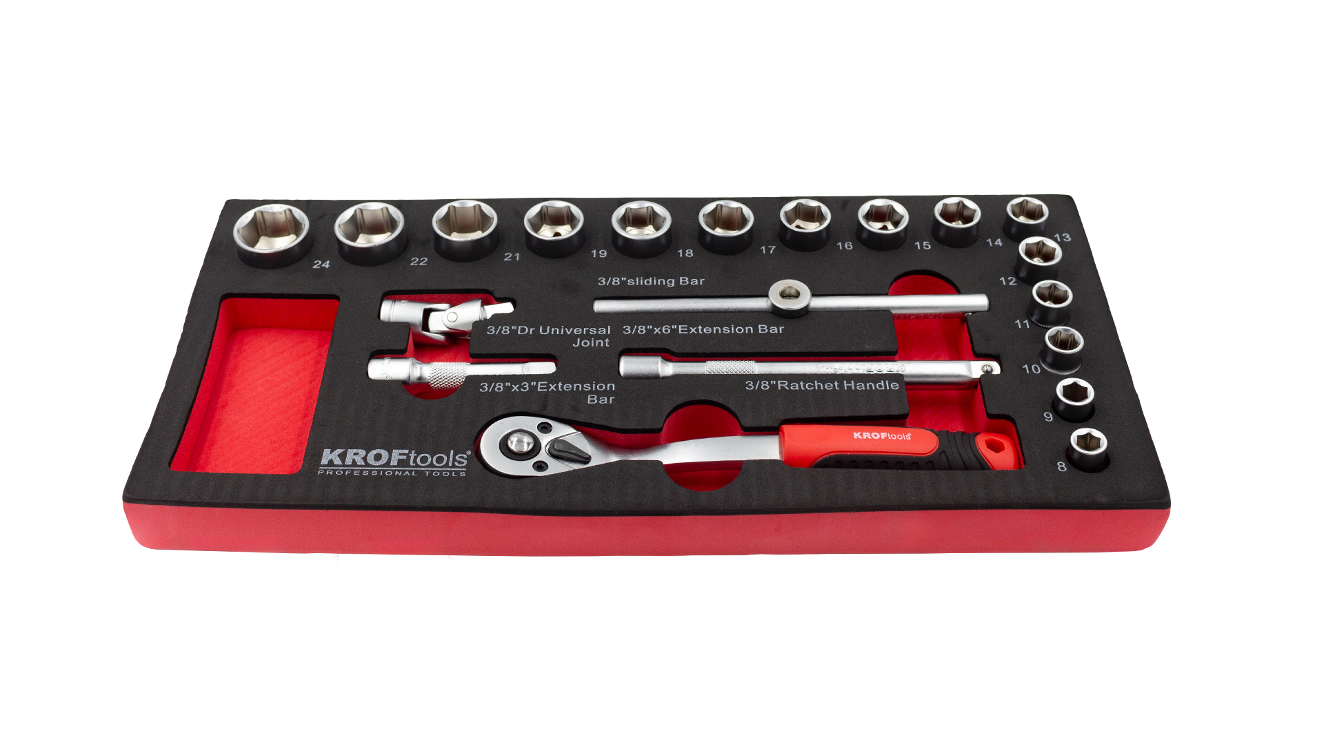 3/8” SET DI CUSCINETTI 8-24MM 20PCS