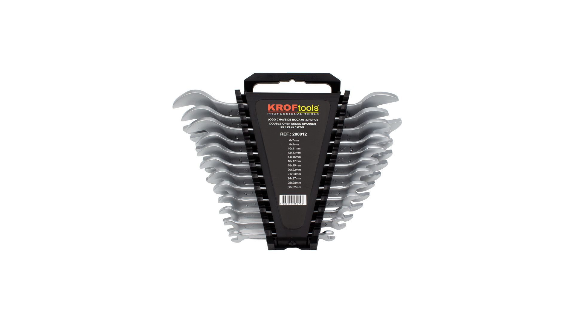 DOUBLE OPEN ENDED SPANNER SET 06-32 12PCS