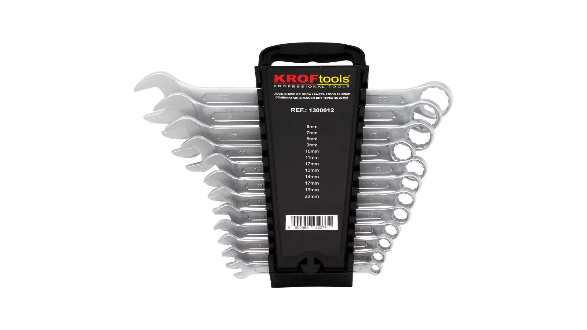 COMBINATION SPANNER SET 12PCS 06-22MM