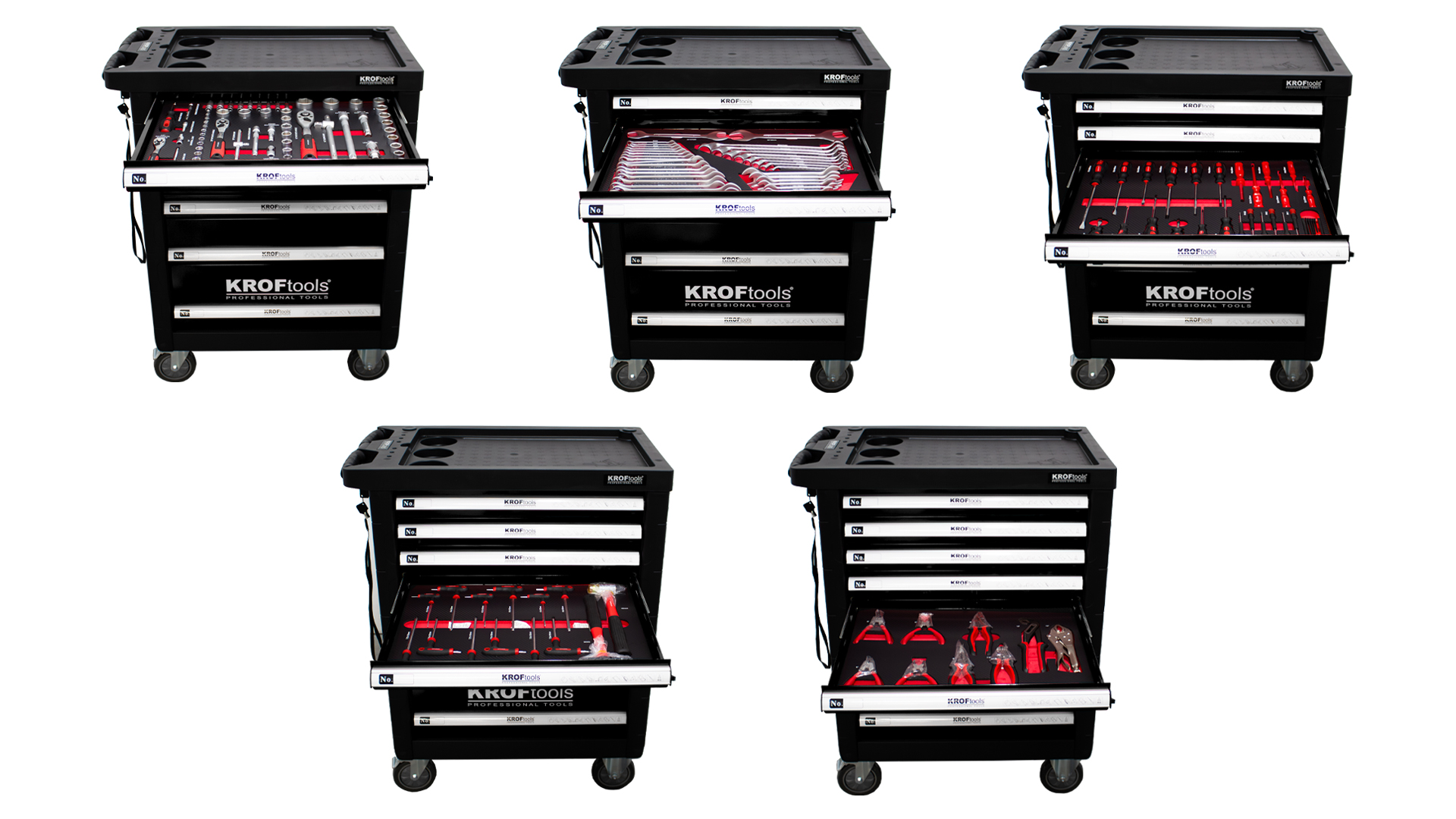 TOOL CABINET 7 DRAWERS 160PCS