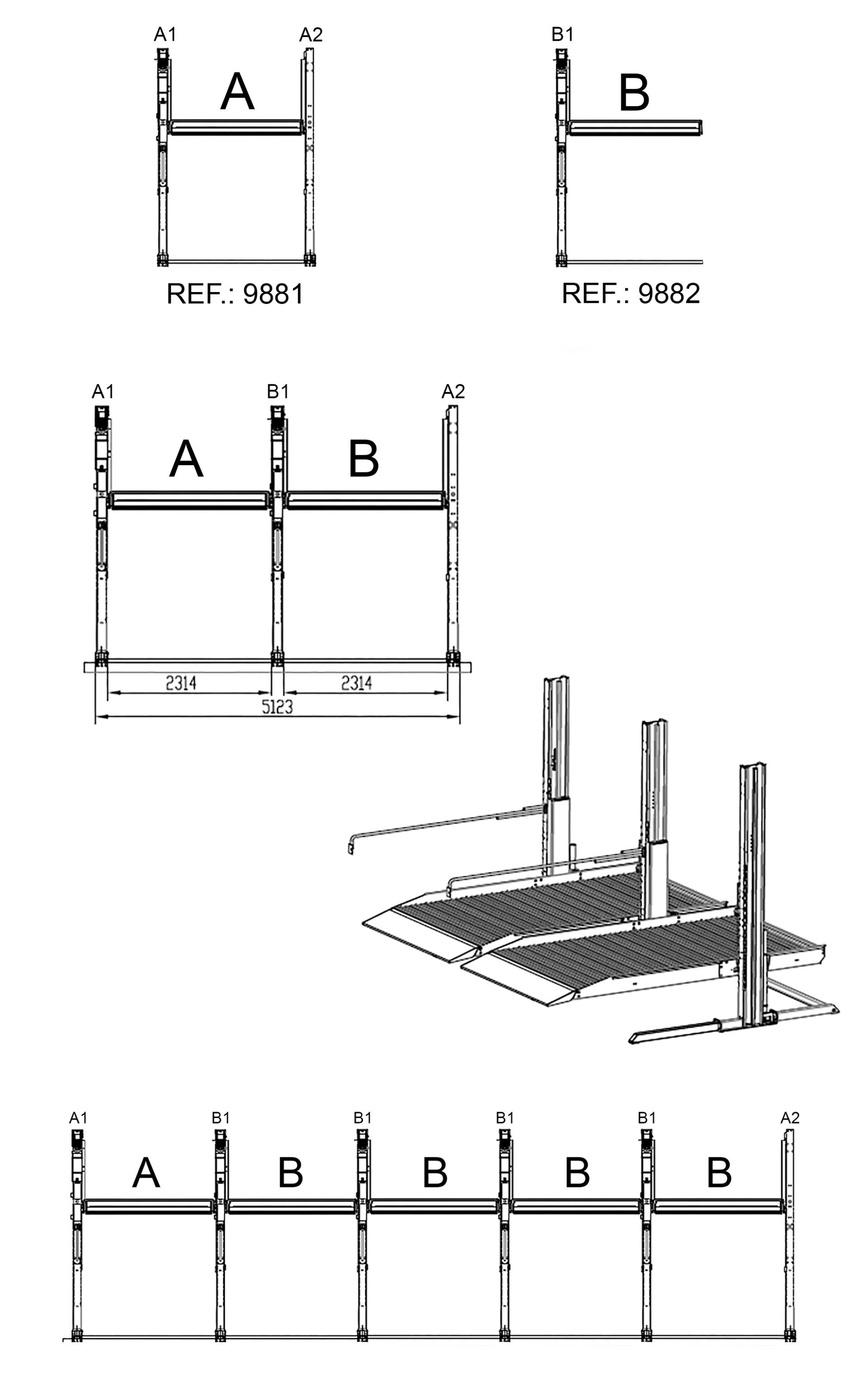PARKLIFT – ZUSÄTZLICH ZU 9881