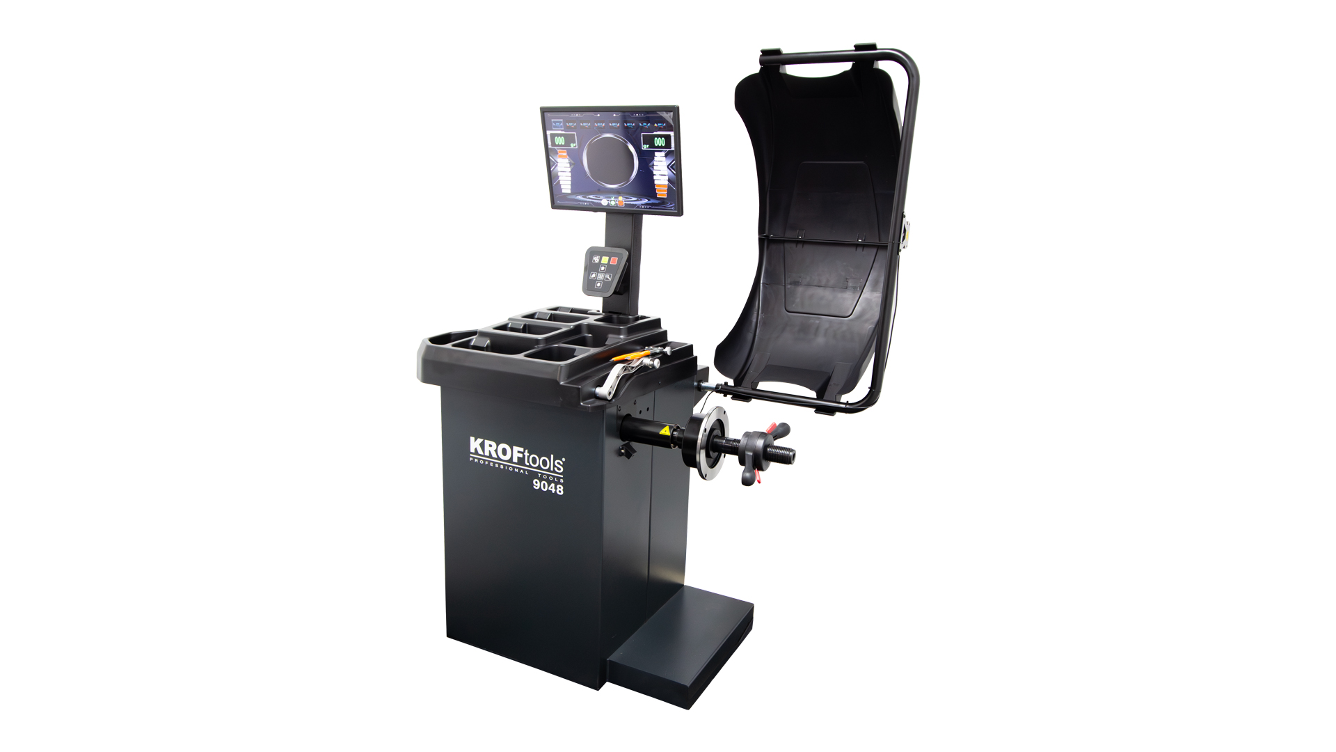 MÁQUINA CALIBRAR RODAS AUTOMÁTICO 10"- 24" C/ LASER e LCD 21"