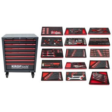 CARRO HERRAMIENTAS 7 CAJONES 237pcs