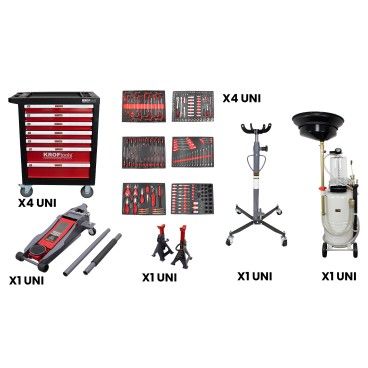 KIT GARAGE 2025 N3 - RED CABINET