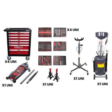 KIT GARAGE 2025 N4 - RED CABINET
