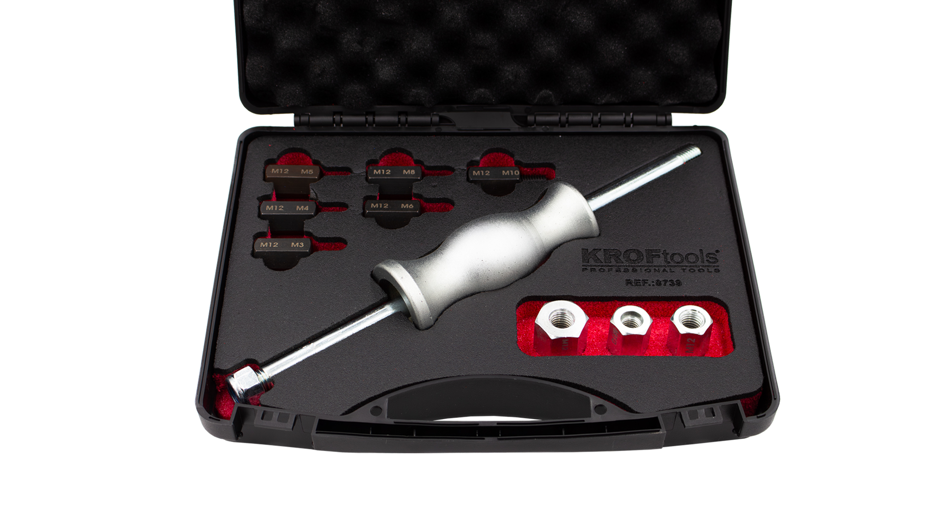 10PCS SLIDE HAMMER SET WITH ADAPTORS