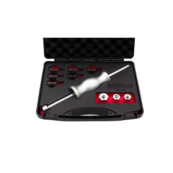 KIT MARTELO DESLIZANTE COM ADAPTADORES 10PCS