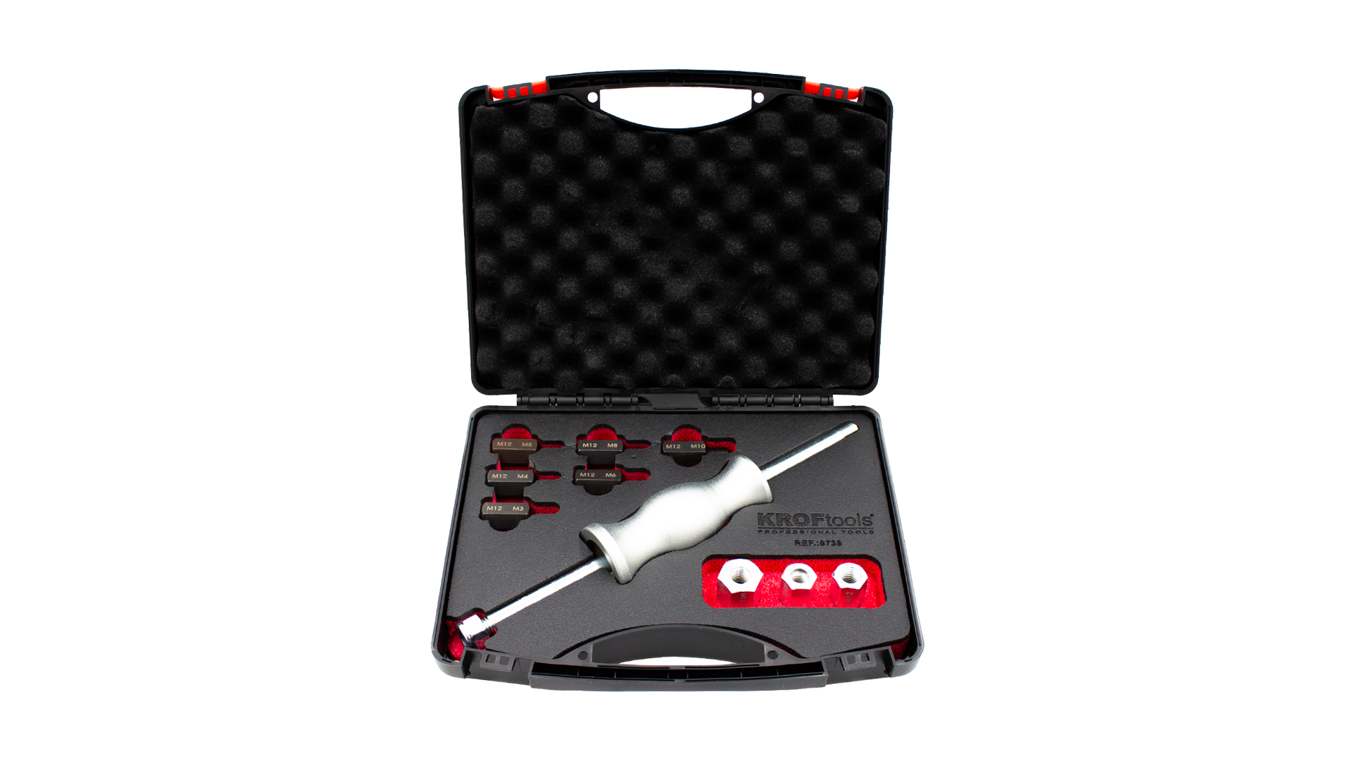 10PCS SLIDE HAMMER SET WITH ADAPTORS