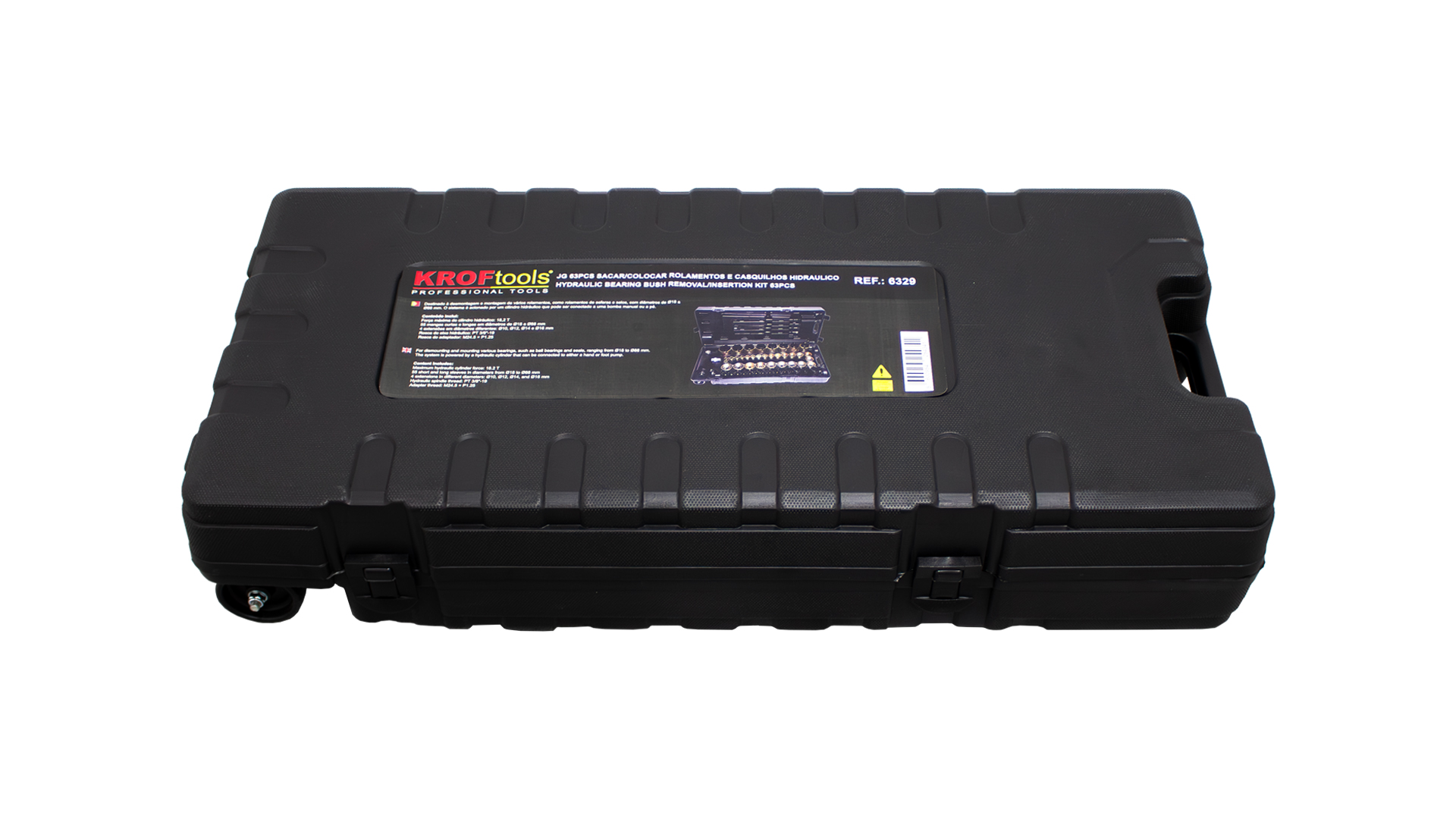 JOGO 63PCS SACAR / COLOCAR ROLAMENTOS E CASQUILHOS HIDRÁULICO