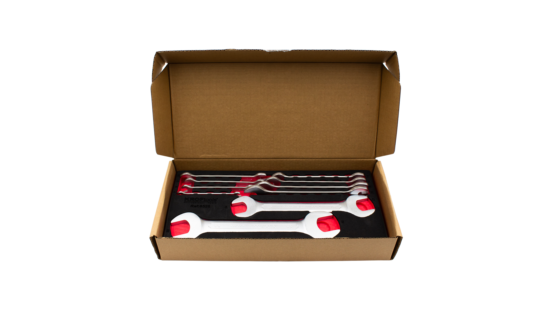 DOUBLE OPENED ENDED SPANNER SET 10PCS