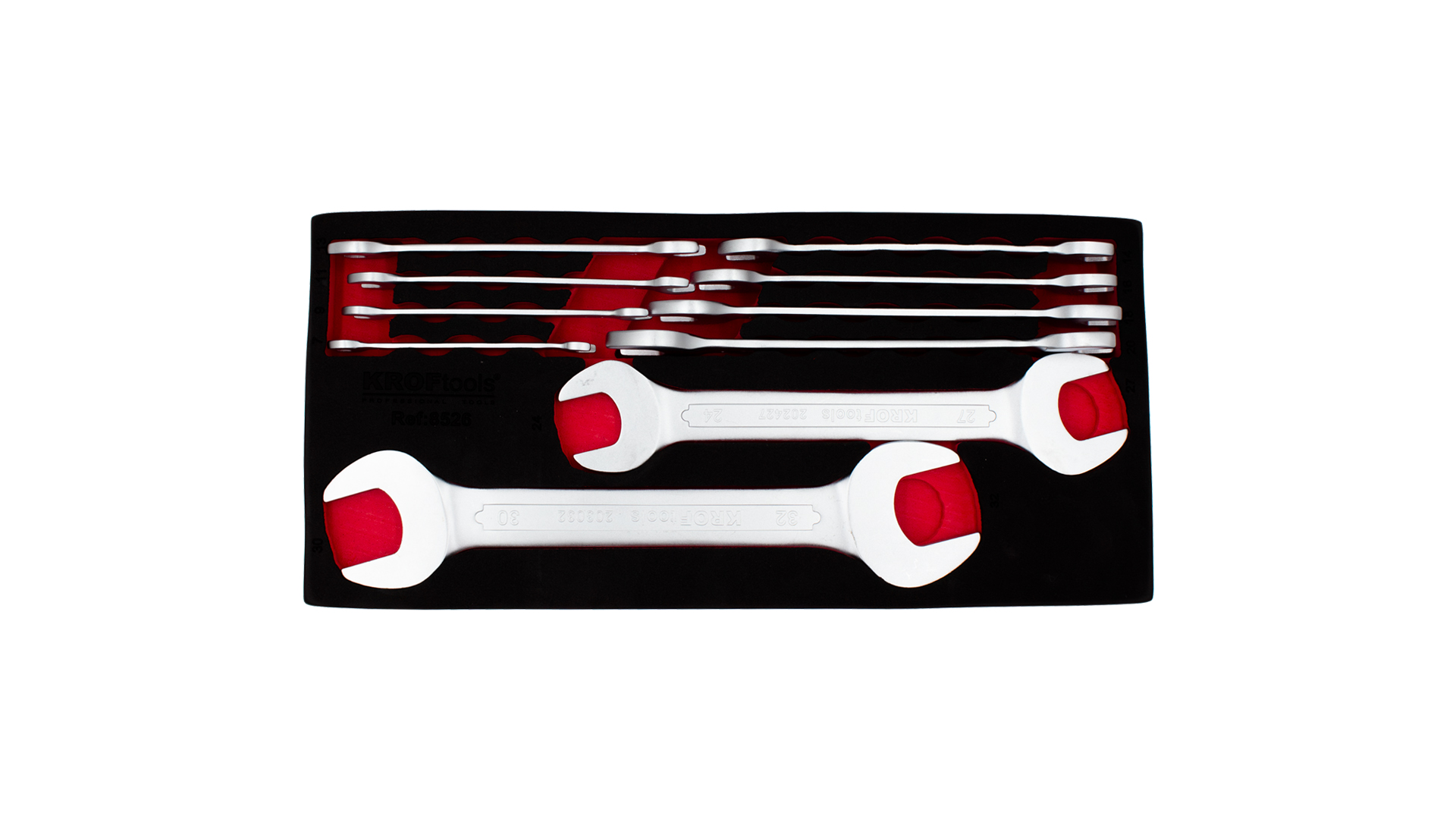 DOUBLE OPENED ENDED SPANNER SET 10PCS