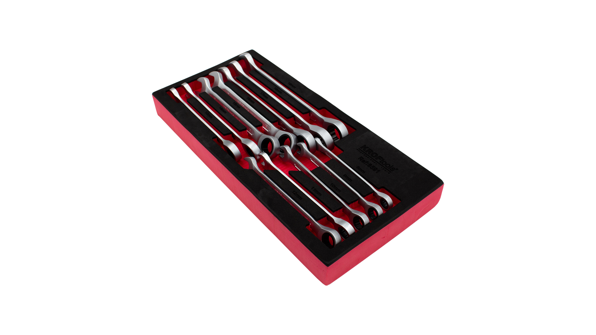 MÓDULO LLAVE COMBINADA CON CARRACA 12PZS