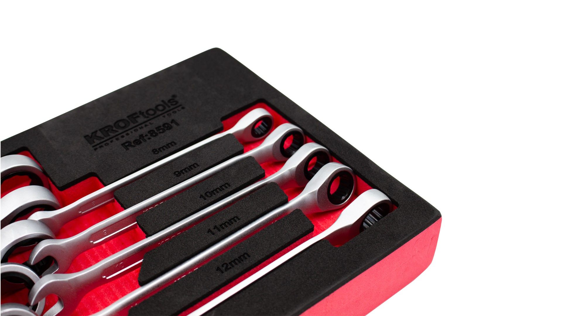 RATCHET COMBINATION WRENCH SET 12PCS