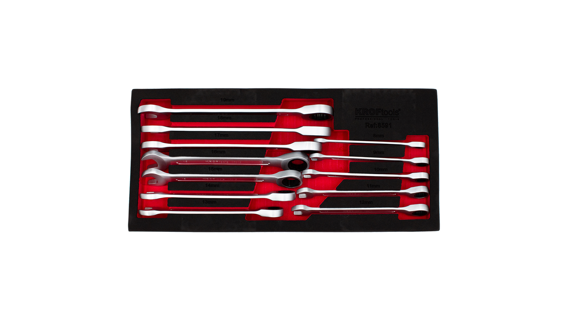 RATCHET COMBINATION WRENCH SET 12PCS