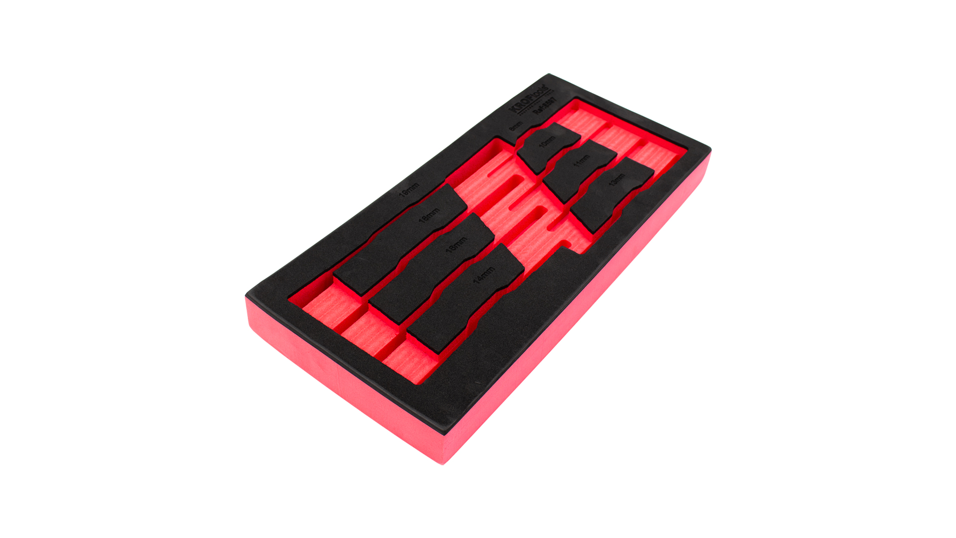 MÓDULO VACIO LLAVES COMBINADAS C/ CARRACA FLEXIBLE 8PZS