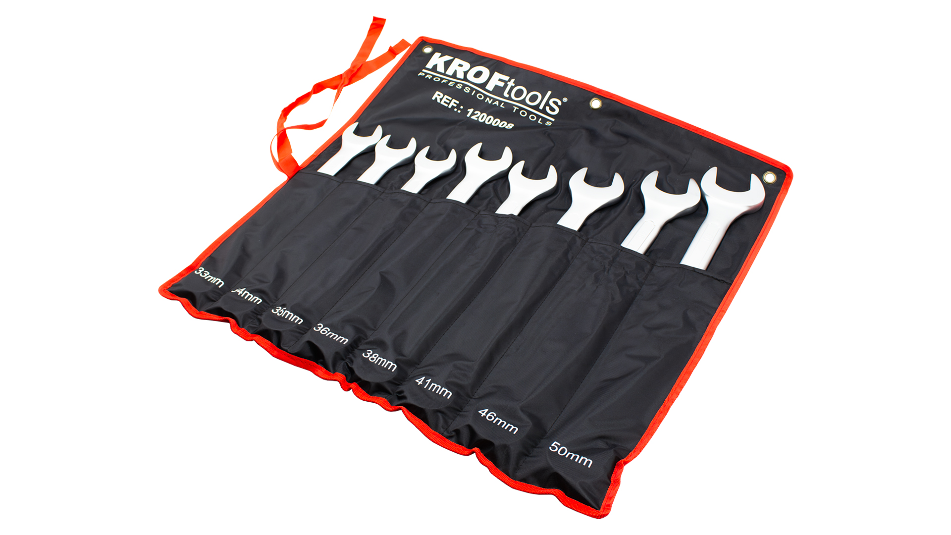 JUEGO 8 LLAVES COMBINADAS 33-50mm