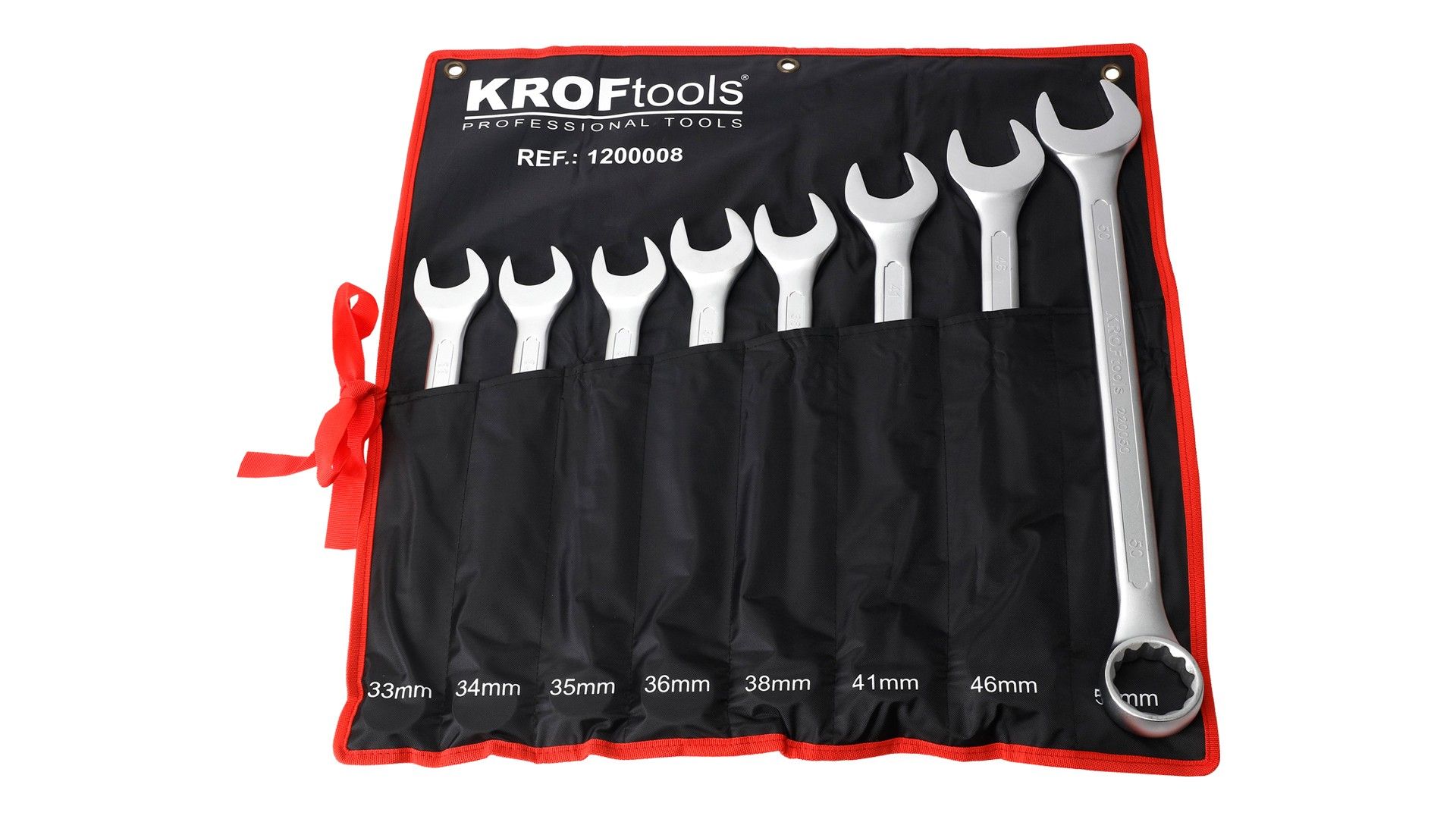 JUEGO 8 LLAVES COMBINADAS 33-50mm