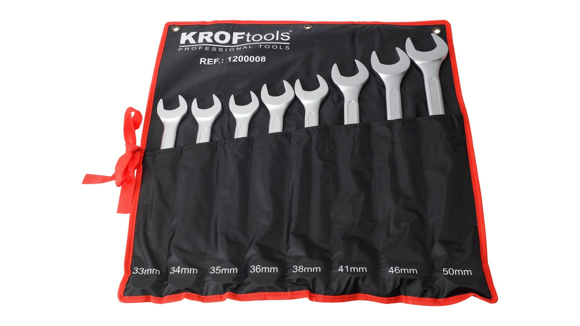 JUEGO 8 LLAVES COMBINADAS 33-50mm