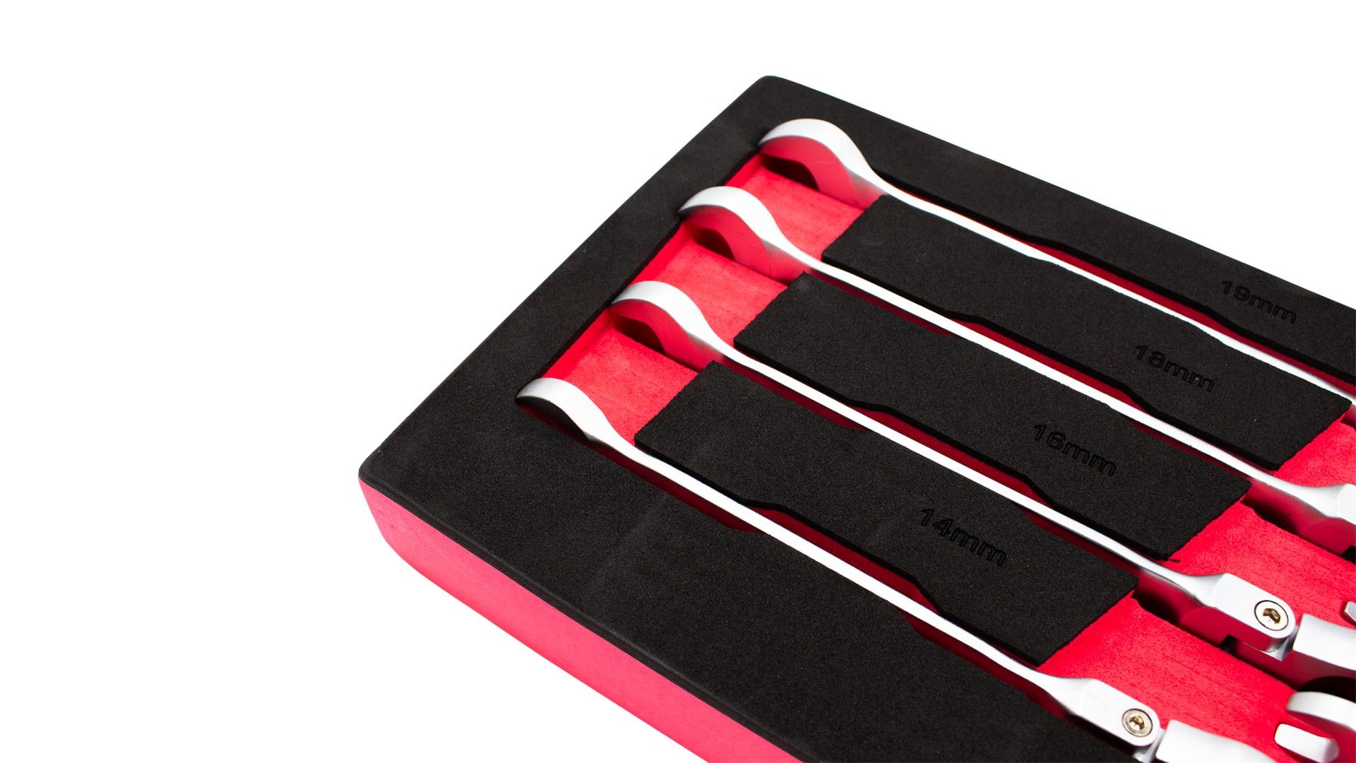 MÓDULO LLAVES COMBINADAS C/ CARRACA FLEXIBLE 8PZS