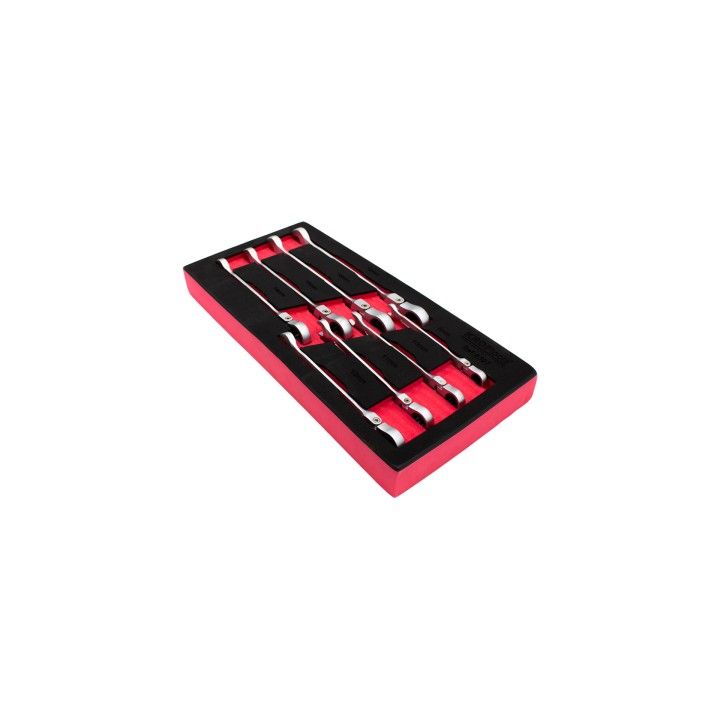 MDULO LLAVES COMBINADAS C/ CARRACA FLEXIBLE 8PZS