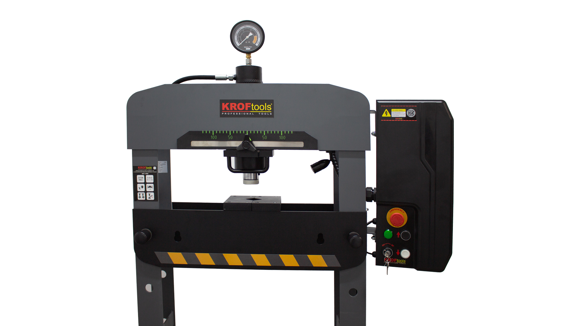 20TONNIGE ELEKTRO WERKSTATTPRESSE MIT BEWEGLICHEM ZYLINDER