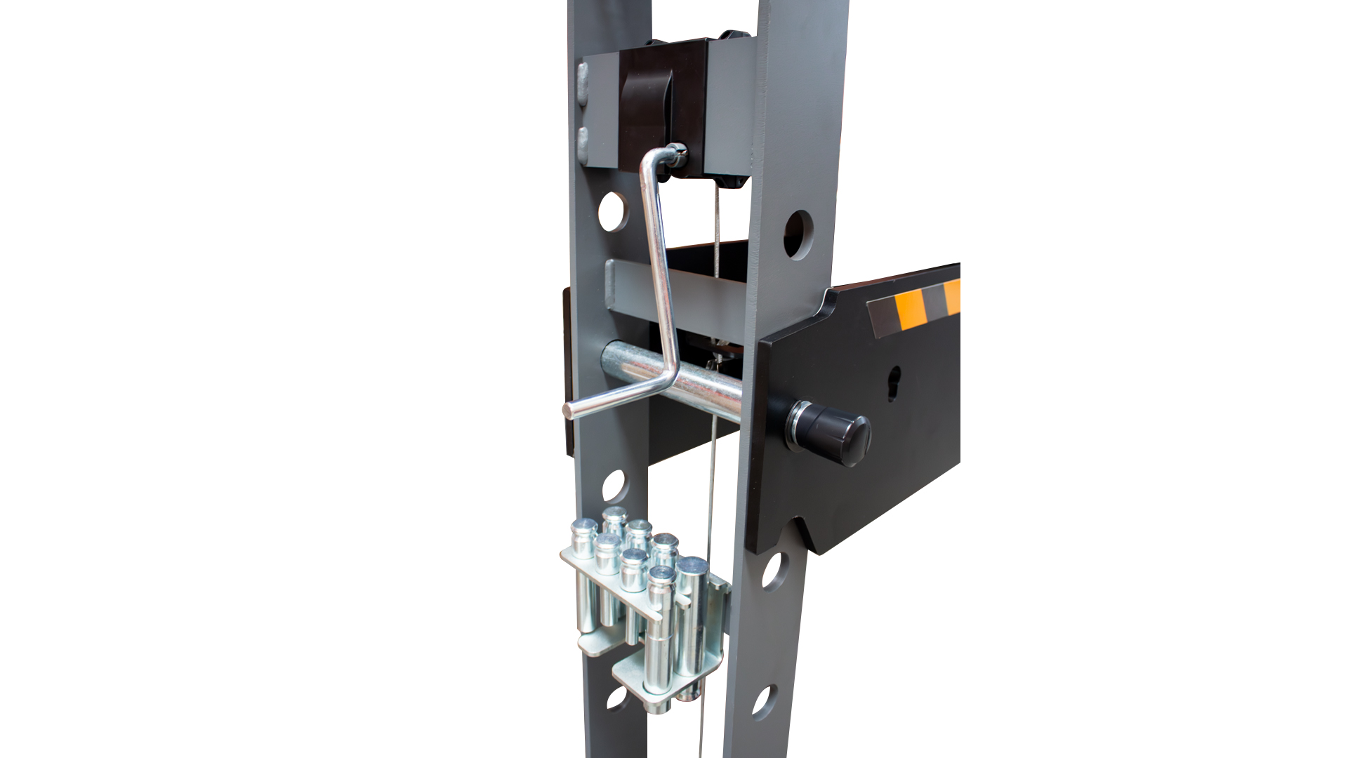 50-TONNIGE ELEKTRO WERKSTATTPRESSE MIT BEWEGLICHEM ZYLINDER