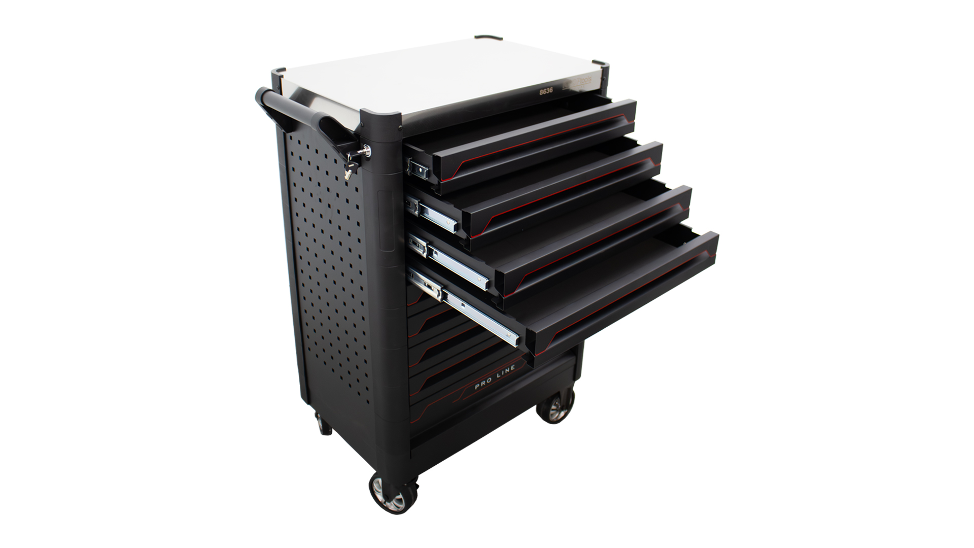 PROLINE 9-DRAWER EMPTY TOOL CART