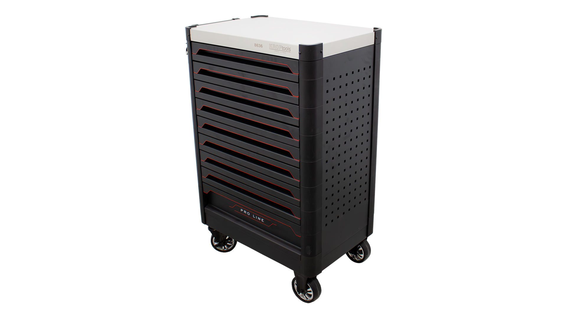 PROLINE 9-DRAWER EMPTY TOOL CART