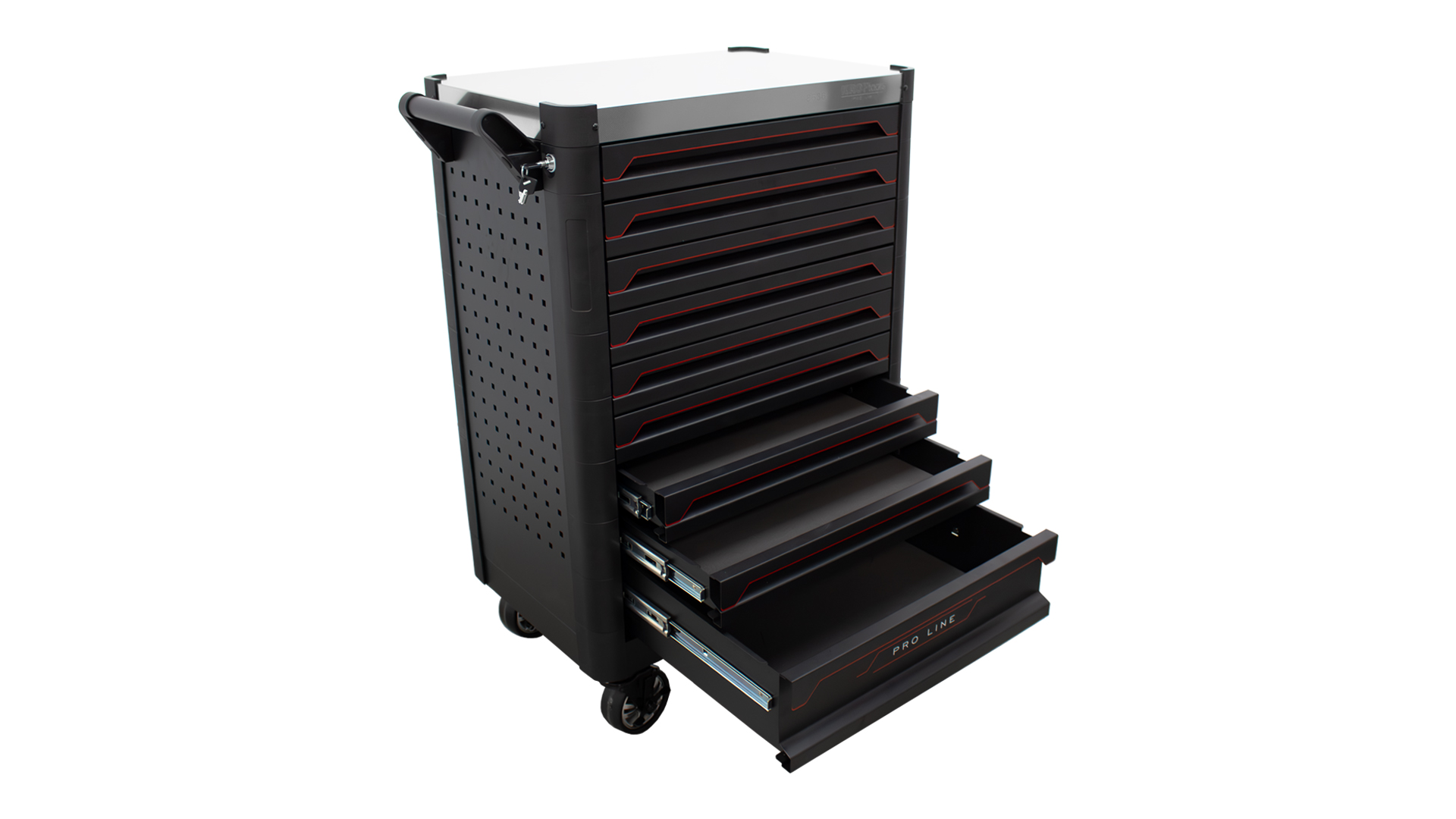 PROLINE 9-DRAWER EMPTY TOOL CART