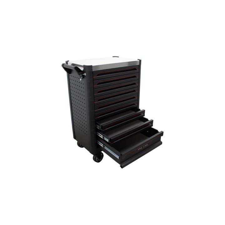 PROLINE 9-DRAWER EMPTY TOOL CART