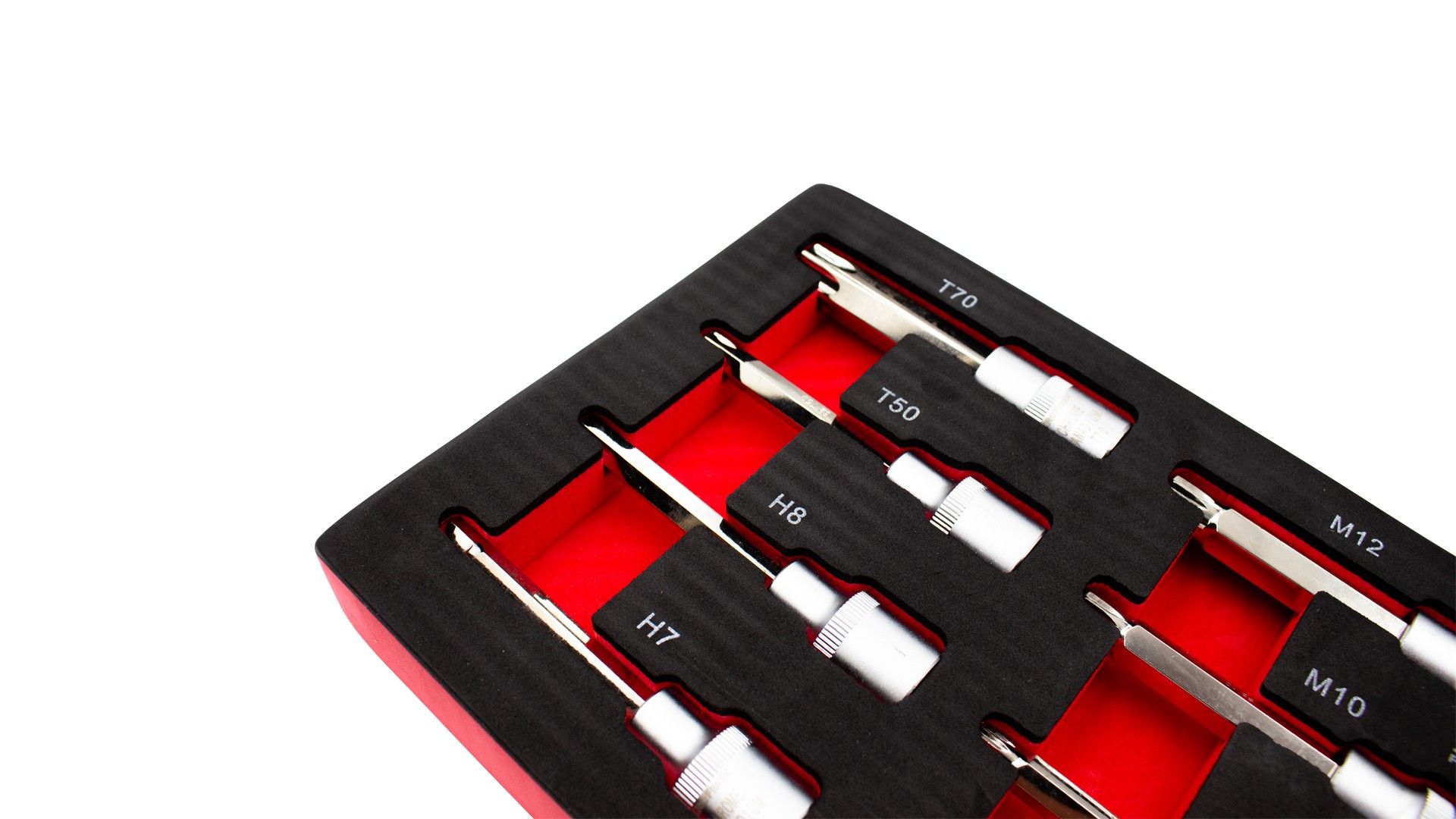 STECKSCHLÜSSEL-BITS TORX & SECHSKANT 1/2” SATZ 12-TLG