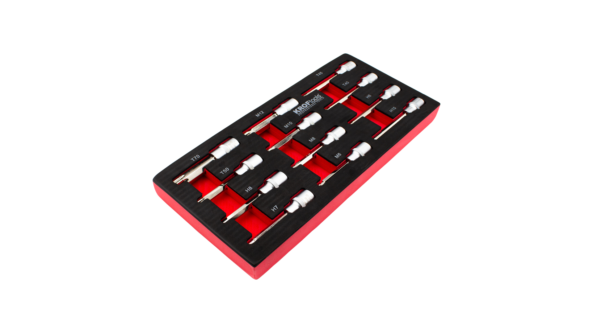 SOCKET WRENCH BIT TORX & HEXAGONAL 1/2” SET 12PCS