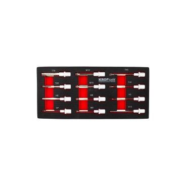 MDULO LLAVE DE VASO HEX. 1/2" CON PUNTA XZN 12PCS