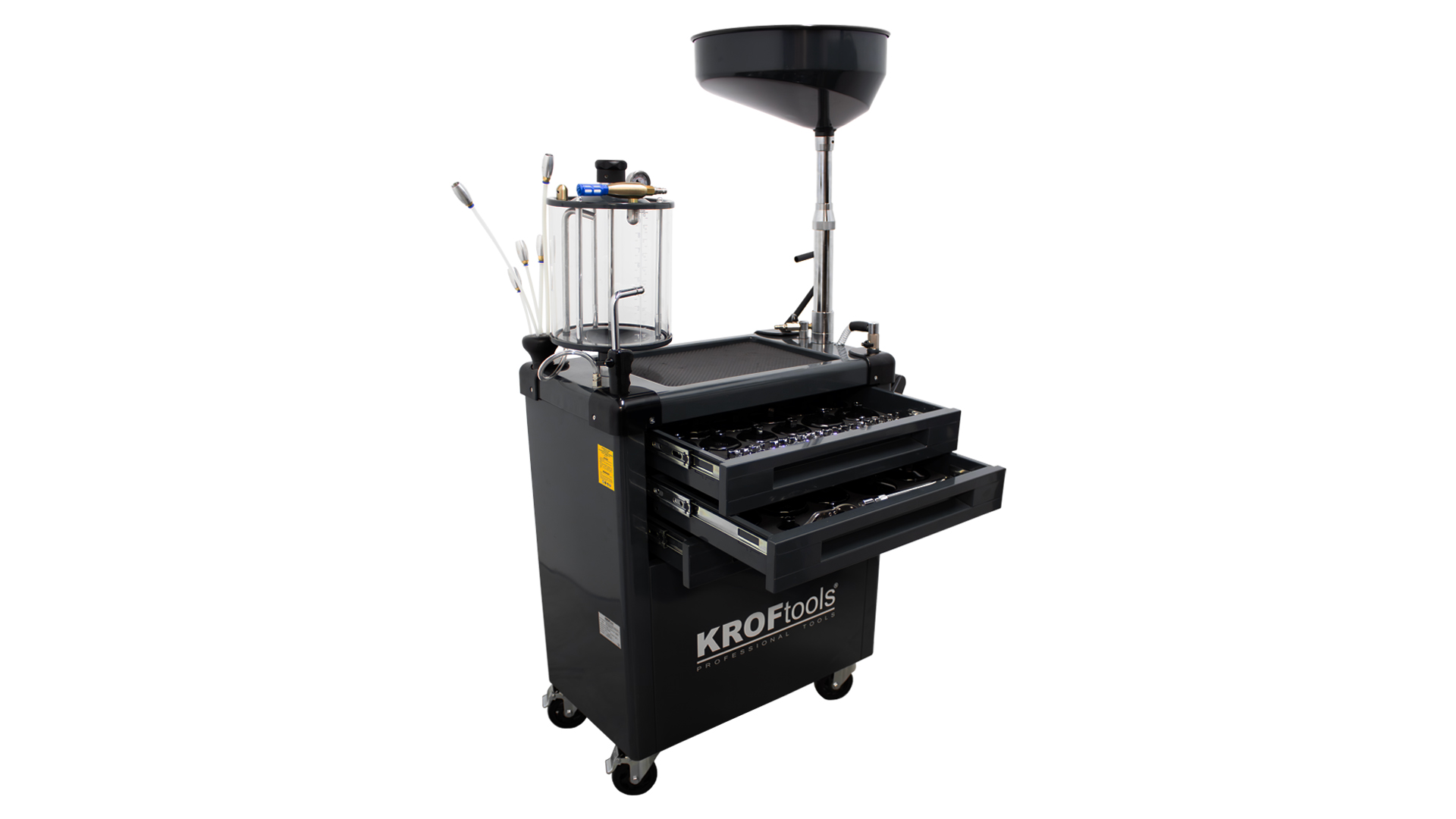 ASPIRADOR ÓLEO C/VISOR 3 GAVETAS 61PCS