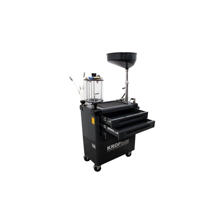 ASPIRADOR ACEITE CON VISUALIZADOR 90L 3 CAJONES VACIO