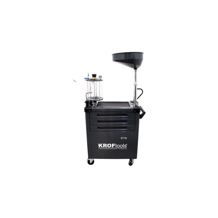 ASPIRADOR ACEITE CON VISUALIZADOR 90L 3 CAJONES VACIO