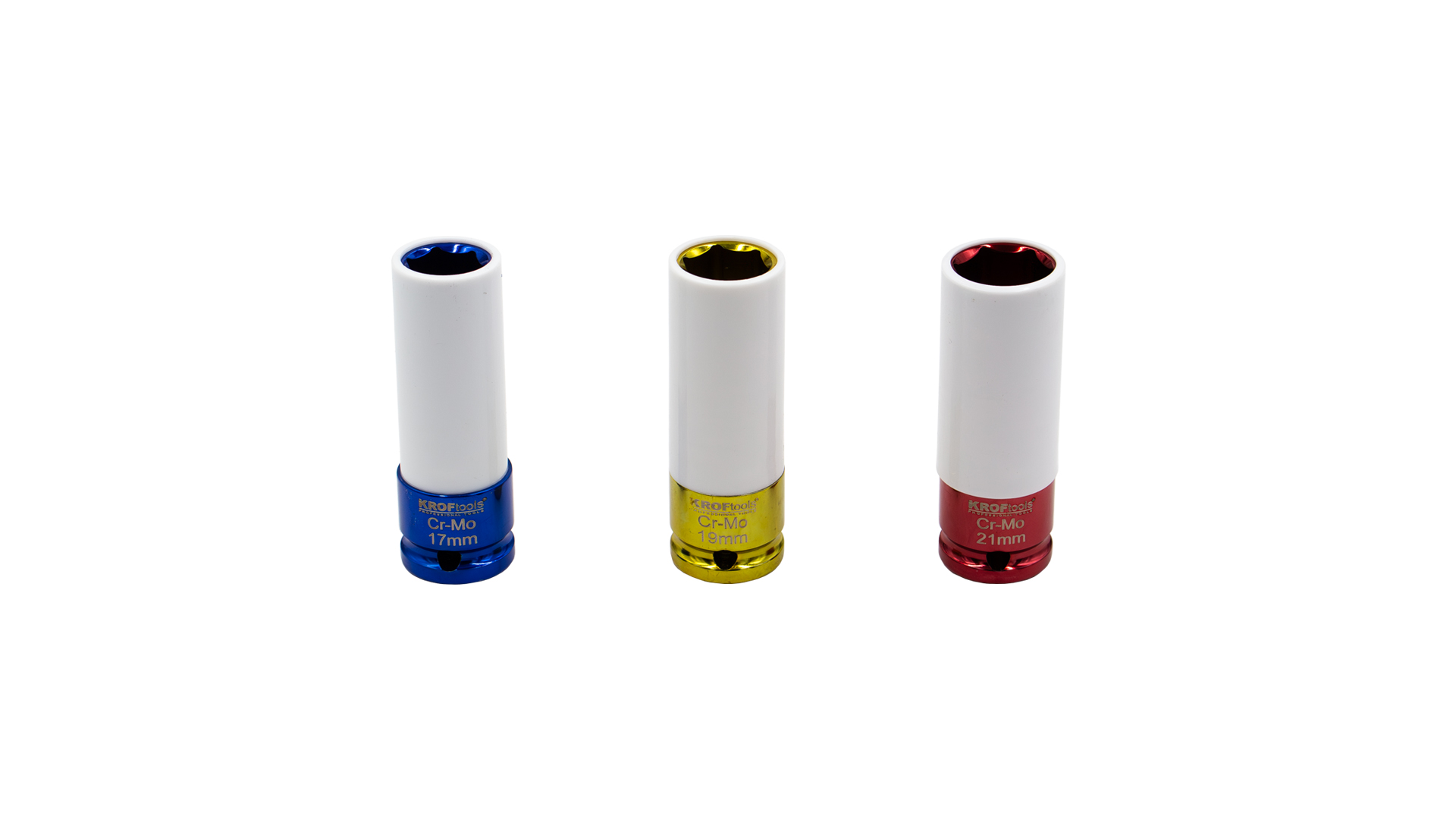 JUEGO VASOS 1/2" PARA LLANTAS ALUMINIO 3PZS