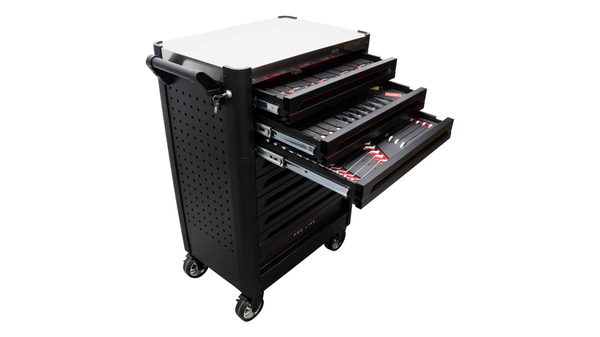 PROLINE 9-DRAWER TOOL CART 318PCS