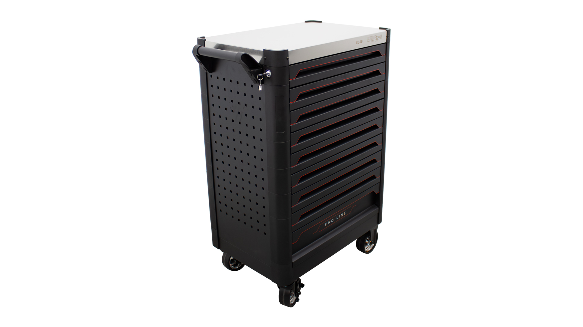 PROLINE 9-DRAWER TOOL CART 318PCS