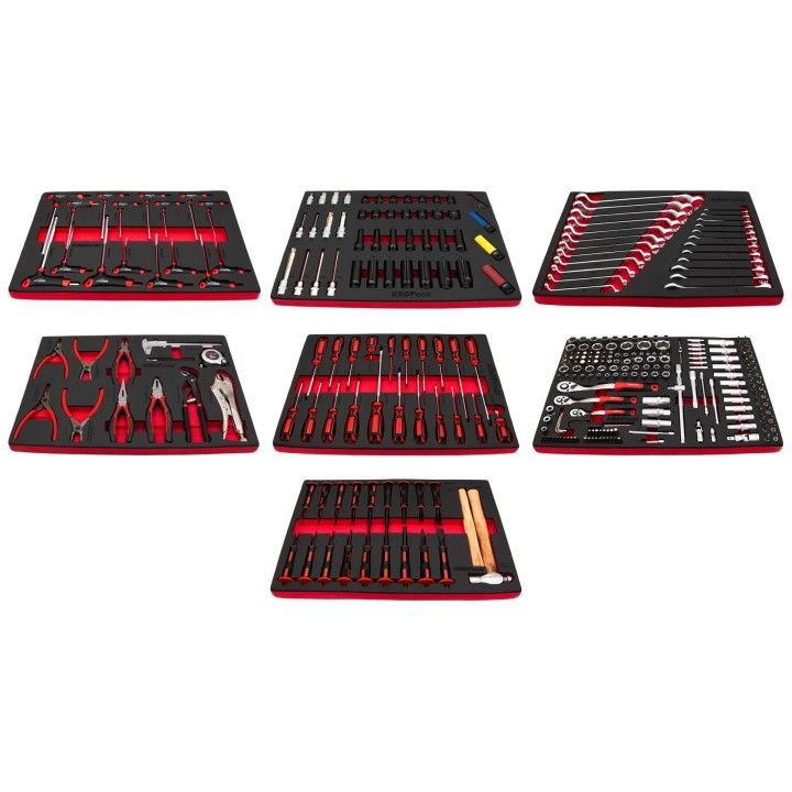 CARRO DE HERRAMIENTAS PROLINE DE 9 CAJONES 318PZS