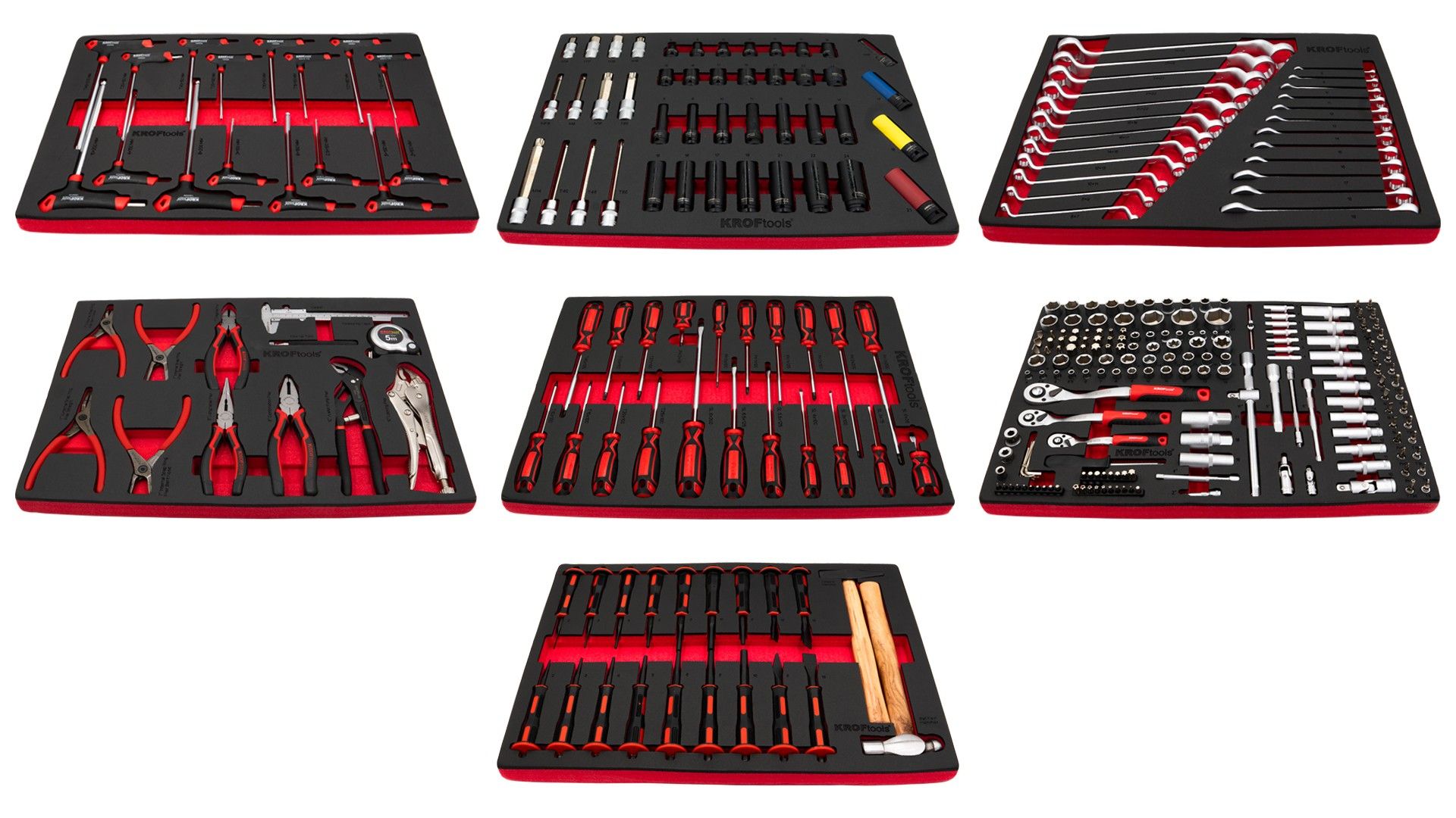 PROLINE 9-DRAWER TOOL CART 318PCS