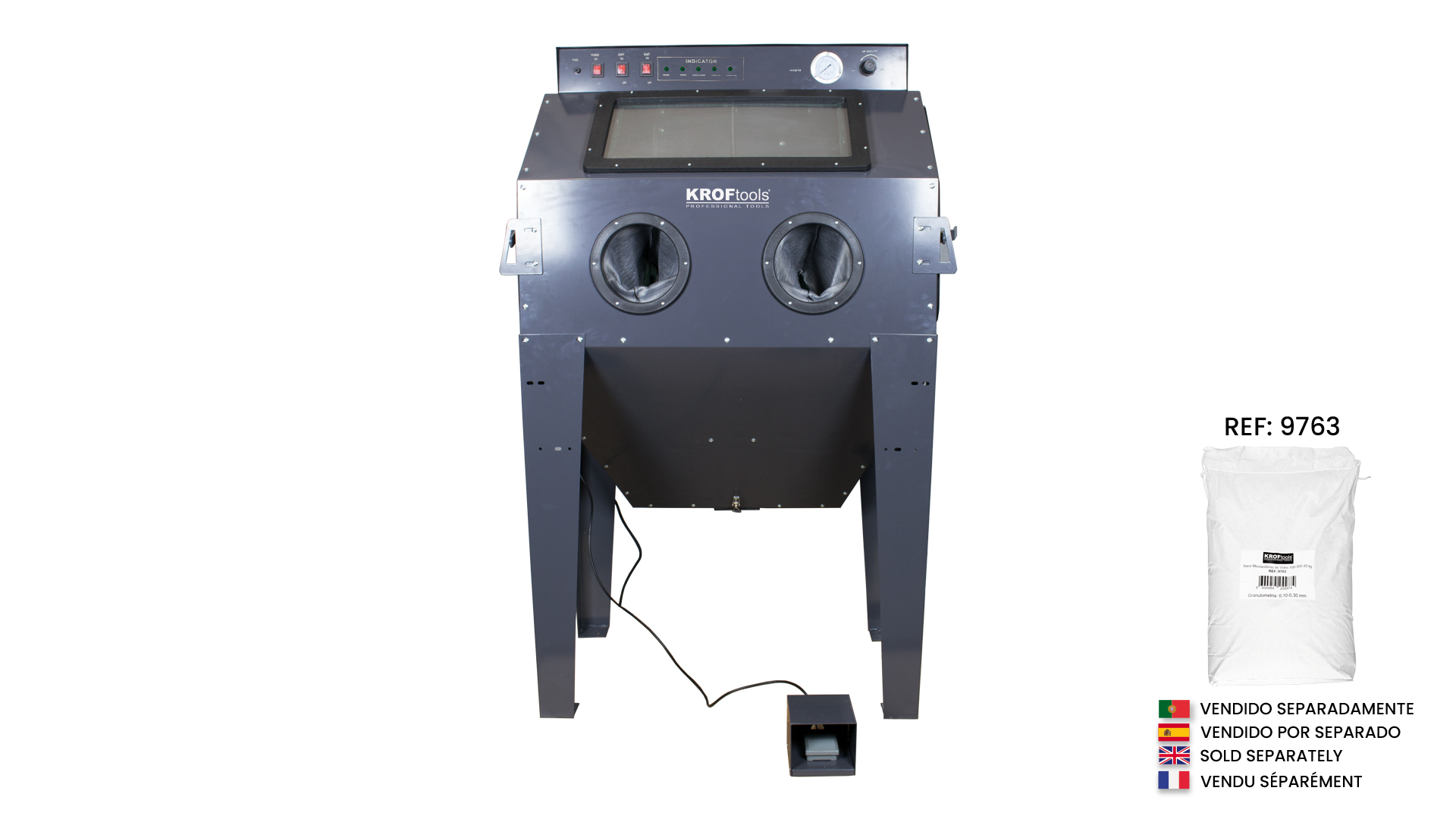 CABINA CHORREADORA DE ARENA 350L