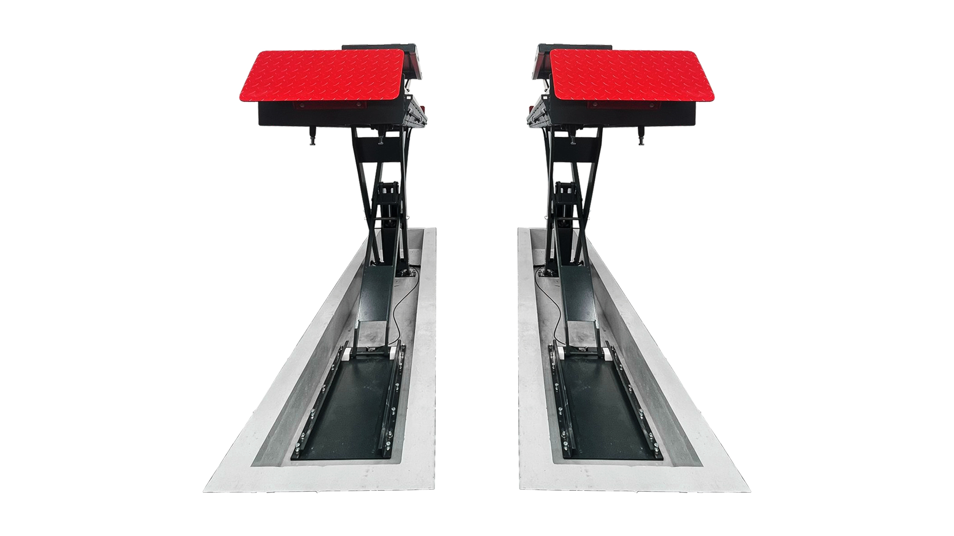 3,5TON DOUBLE SCISSOR LIFT FOR ALIGNMENT W/ LED