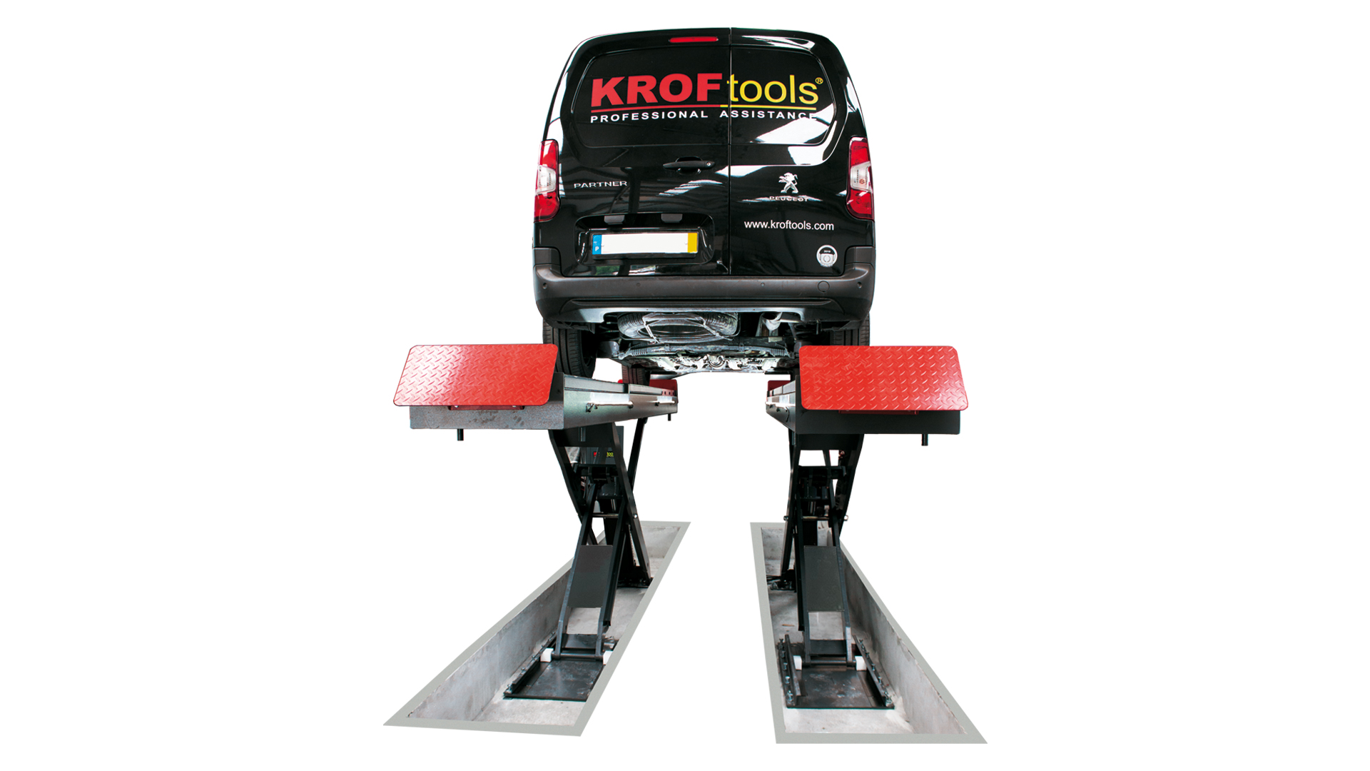 3,5TON DOUBLE SCISSOR LIFT FOR ALIGNMENT W/ LED